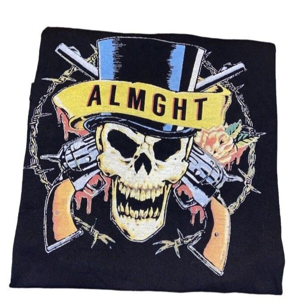 Guns N Roses GNR Tribute Tour Tee Mens Large Appetite For Destruction Metallica